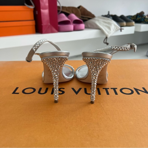 Giuseppe Zanotti crystal heels sling back - Picture 3 of 6